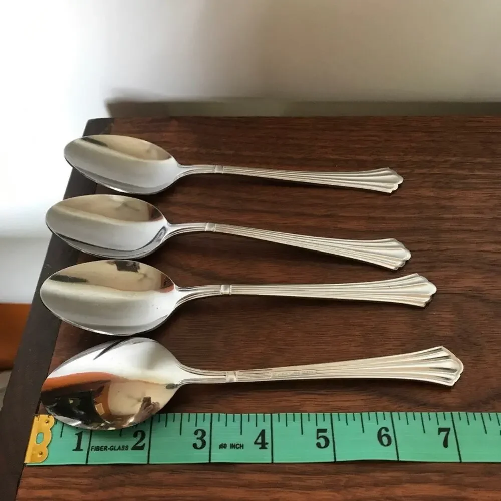 Estia DORIAN stainless ribbed glossy flatware bundle (15 pieces)